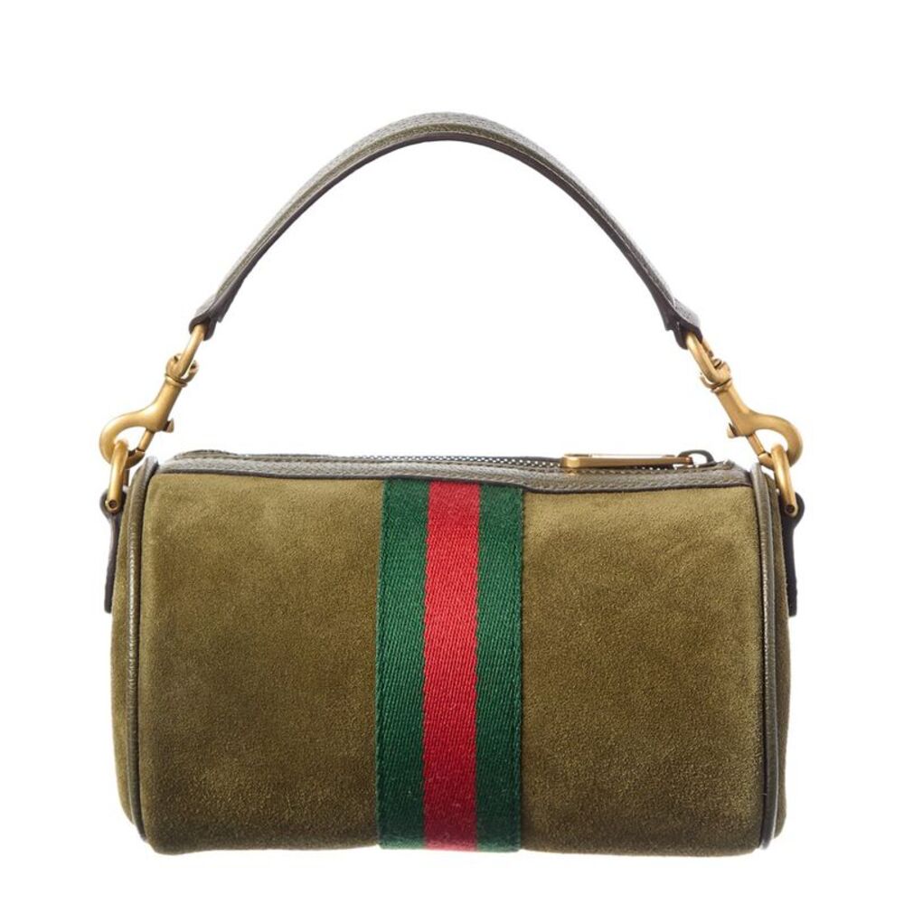 Gucci Ophidia Mini Suede Shoulder Bag, Green - Picture 2 of 4